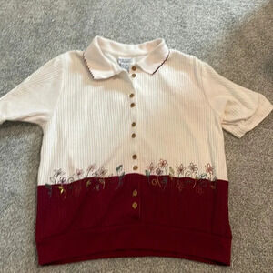 Vintage Napa Valley polo blouse Small